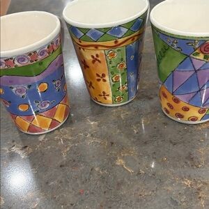 Colorful Ceramic Plates Set by Sweet Shoppe